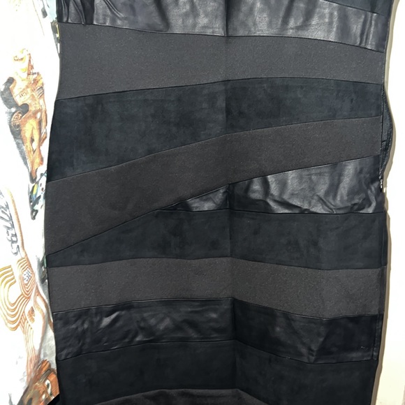 Jax Leather Suede Dress - Picture 3 of 6